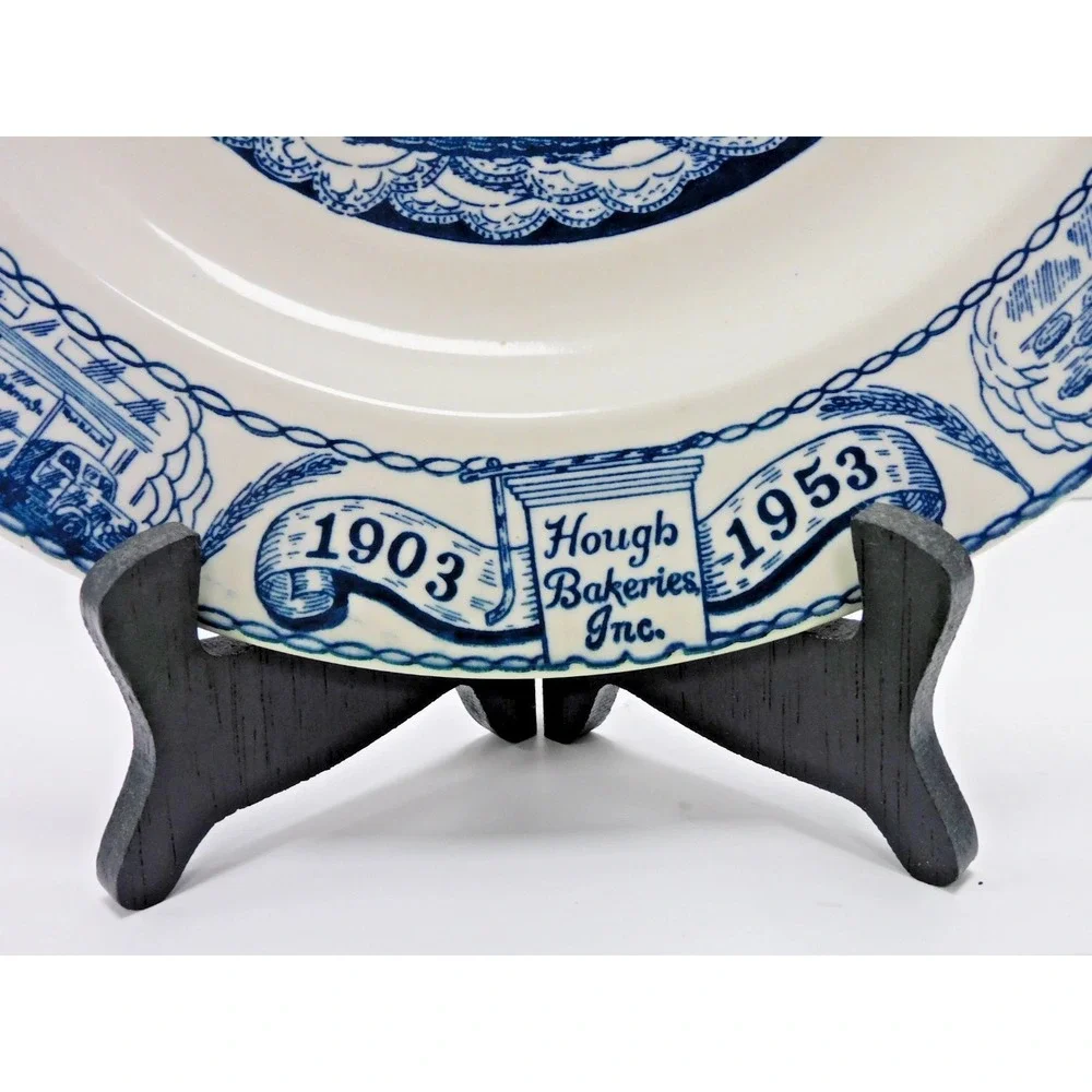VTG Hough Bakeries 50th Anniversary Plate Kettlesprings Kilns 1903-1953 JC116